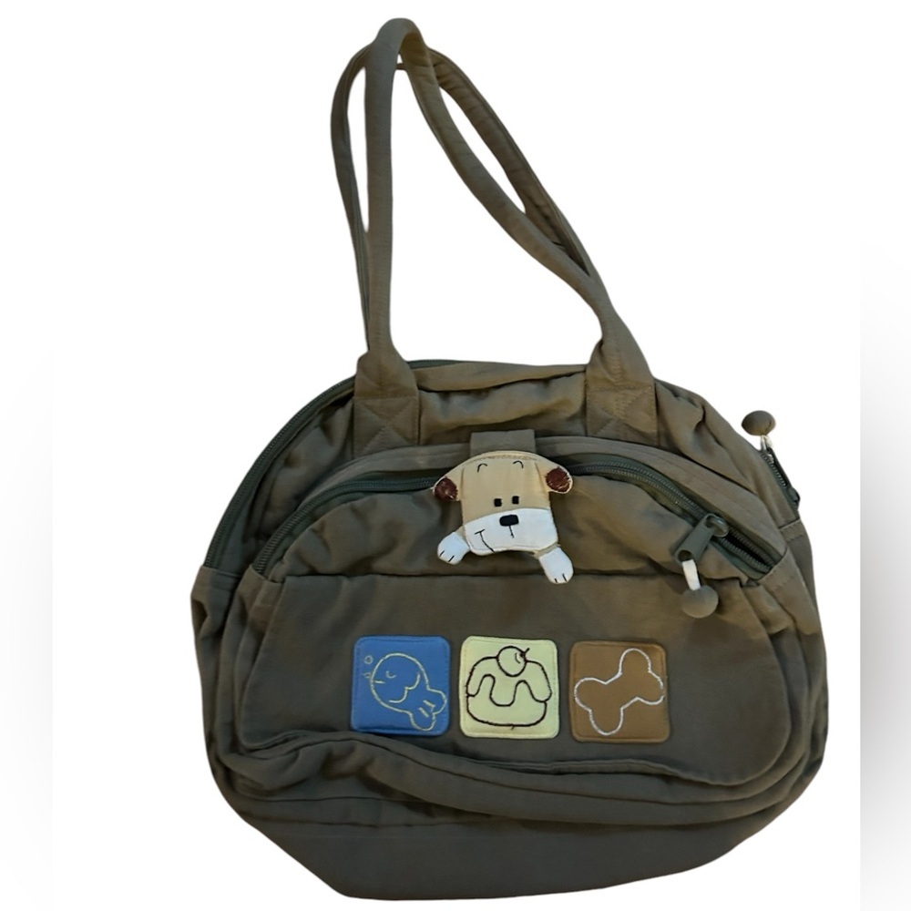 Cute Shop Brown Puppy Dog Shoulder Bag